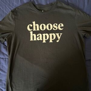 Choose Happy Graphic Unisex Tee